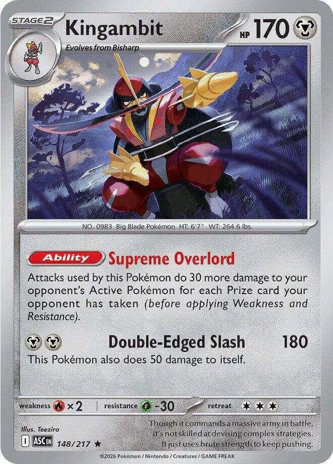 Kingambit (148/217) [Mega Evolution: Ascended Heroes] | I Want That Stuff Brandon
