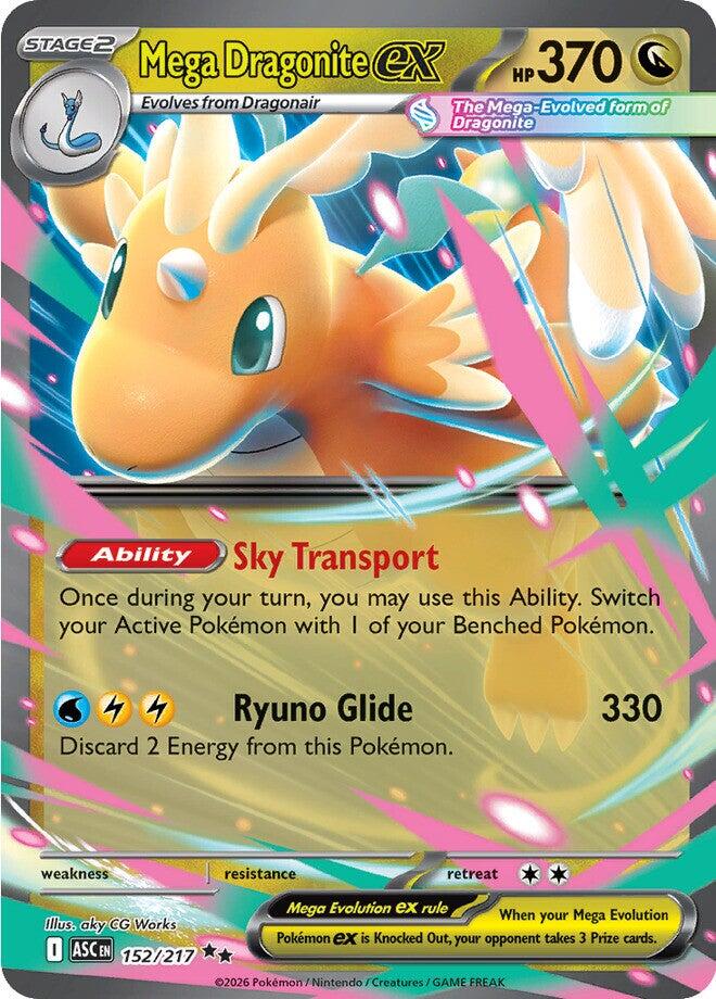 Mega Dragonite ex (152/217) [Mega Evolution: Ascended Heroes] | I Want That Stuff Brandon