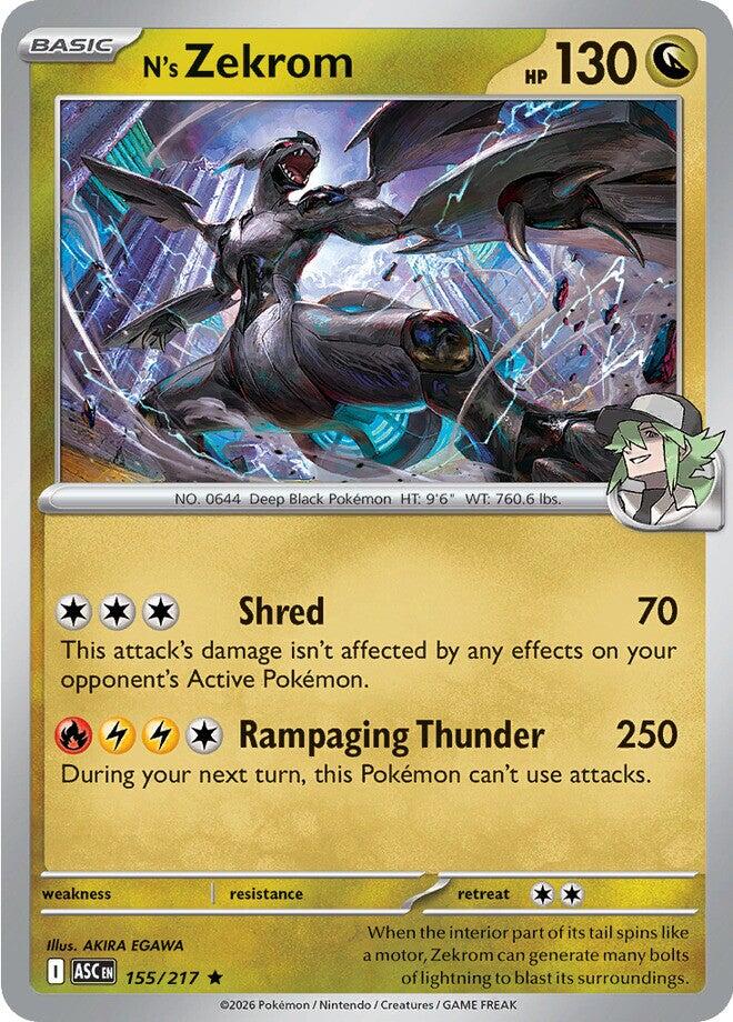 N's Zekrom (155/217) [Mega Evolution: Ascended Heroes] | I Want That Stuff Brandon