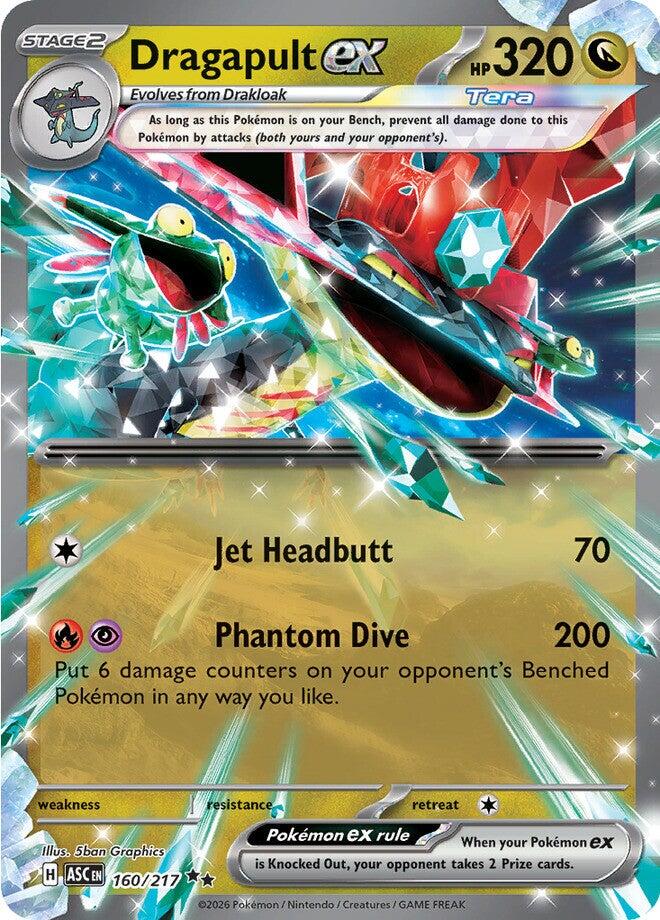 Dragapult ex (160/217) [Mega Evolution: Ascended Heroes] | I Want That Stuff Brandon