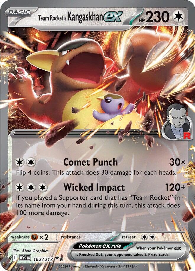 Team Rocket's Kangaskhan ex (162/217) [Mega Evolution: Ascended Heroes] | I Want That Stuff Brandon