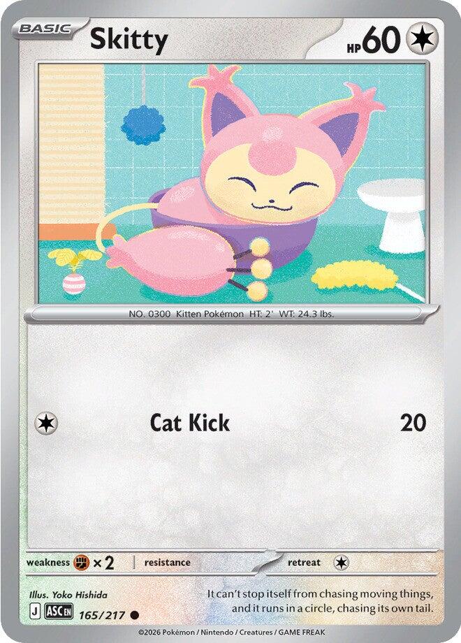 Skitty (165/217) [Mega Evolution: Ascended Heroes] | I Want That Stuff Brandon