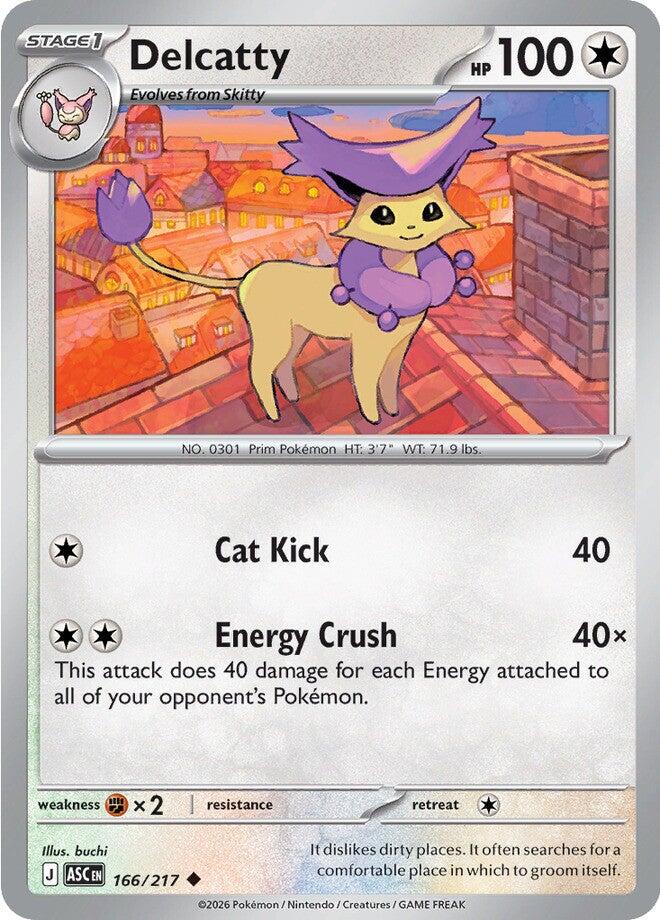 Delcatty (166/217) [Mega Evolution: Ascended Heroes] | I Want That Stuff Brandon