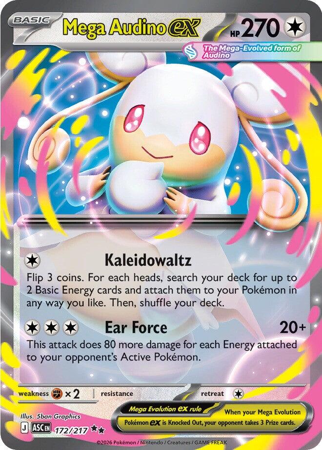 Mega Audino ex (172/217) [Mega Evolution: Ascended Heroes] | I Want That Stuff Brandon