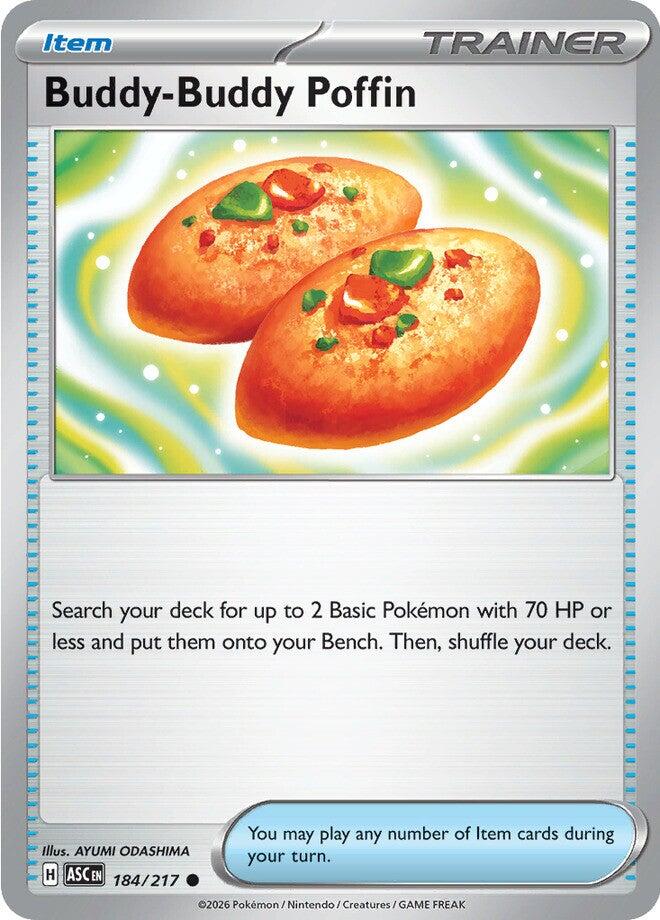 Buddy-Buddy Poffin (184/217) [Mega Evolution: Ascended Heroes] | I Want That Stuff Brandon