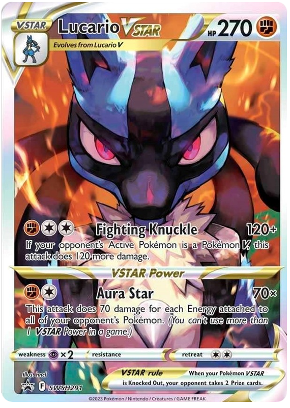 Lucario VSTAR (SWSH291) [Sword & Shield: Black Star Promos] | I Want That Stuff Brandon