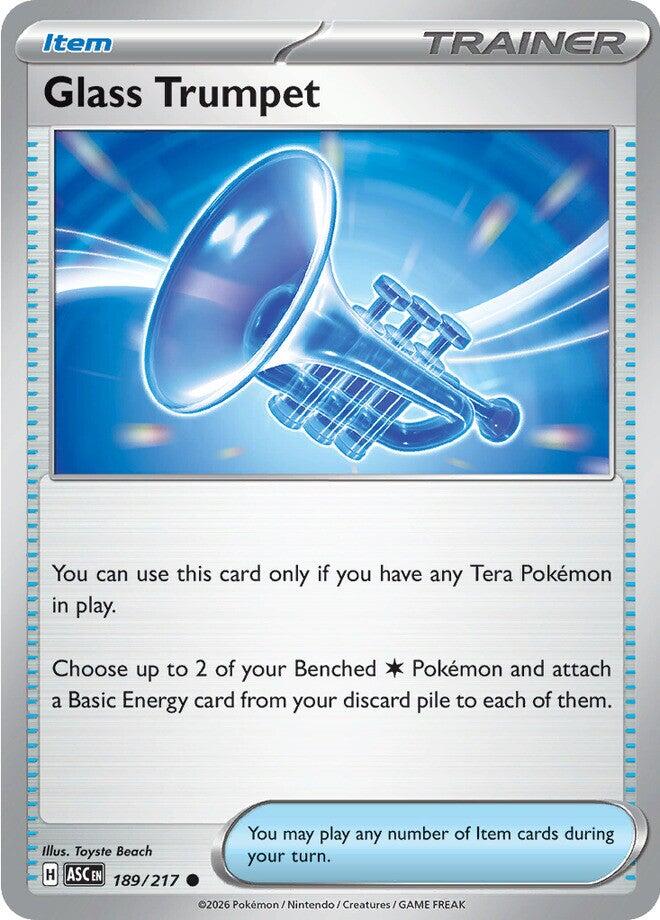 Glass Trumpet (189/217) [Mega Evolution: Ascended Heroes] | I Want That Stuff Brandon