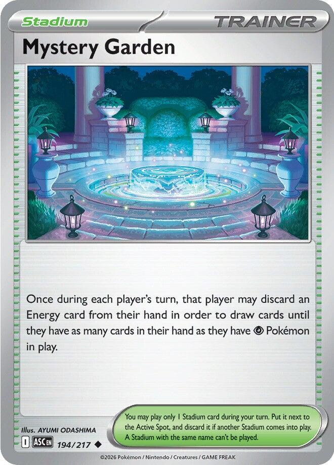 Mystery Garden (194/217) [Mega Evolution: Ascended Heroes] | I Want That Stuff Brandon