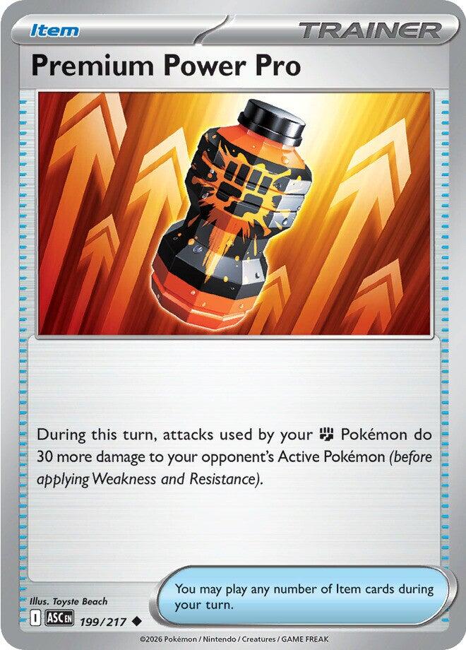 Premium Power Pro (199/217) [Mega Evolution: Ascended Heroes] | I Want That Stuff Brandon