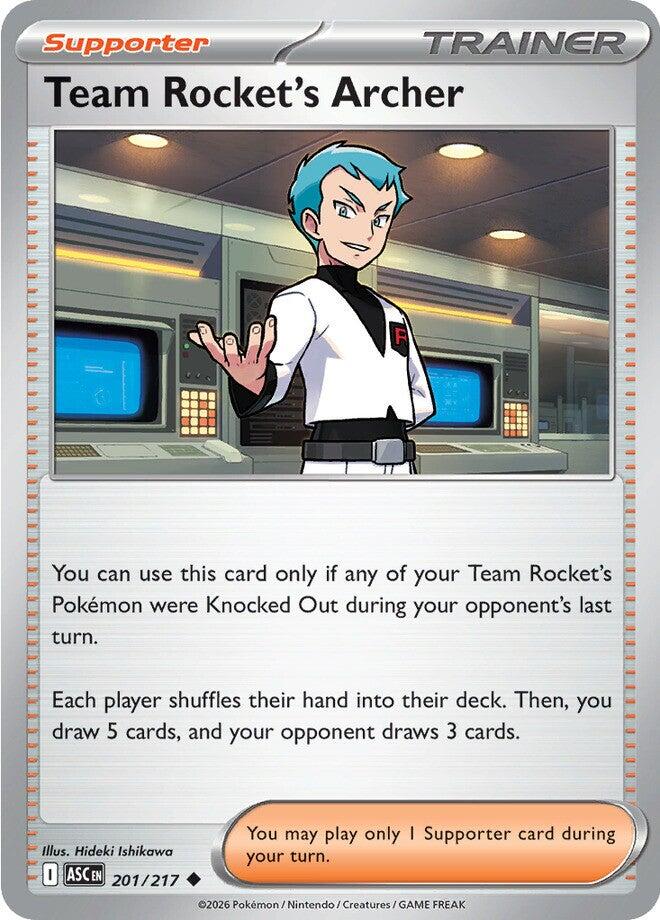 Team Rocket's Archer (201/217) [Mega Evolution: Ascended Heroes] | I Want That Stuff Brandon