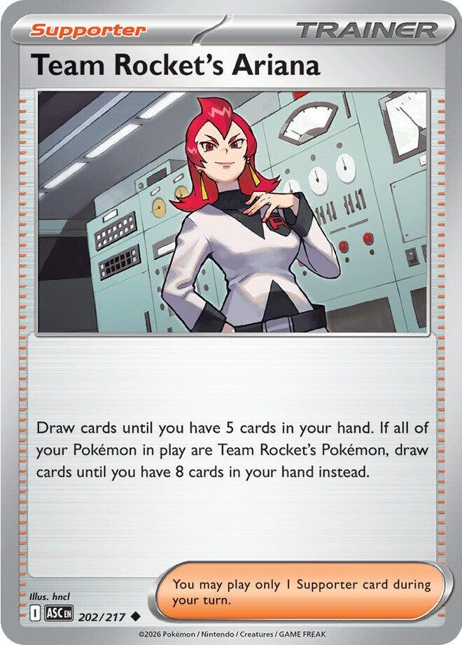 Team Rocket's Ariana (202/217) [Mega Evolution: Ascended Heroes] | I Want That Stuff Brandon