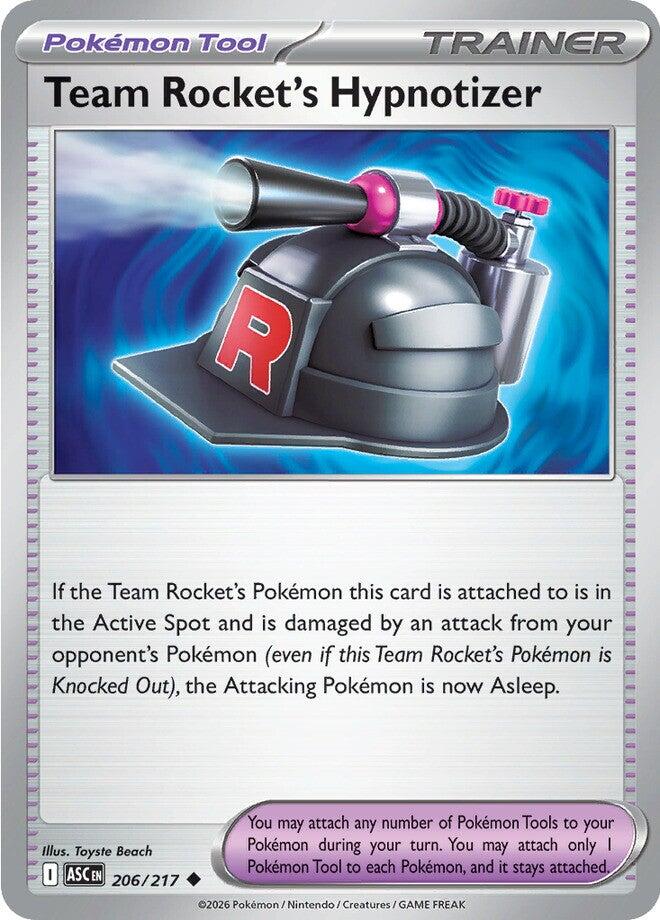 Team Rocket's Hypnotizer (206/217) [Mega Evolution: Ascended Heroes] | I Want That Stuff Brandon