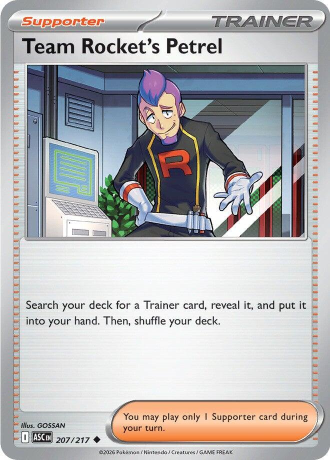 Team Rocket's Petrel (207/217) [Mega Evolution: Ascended Heroes] | I Want That Stuff Brandon