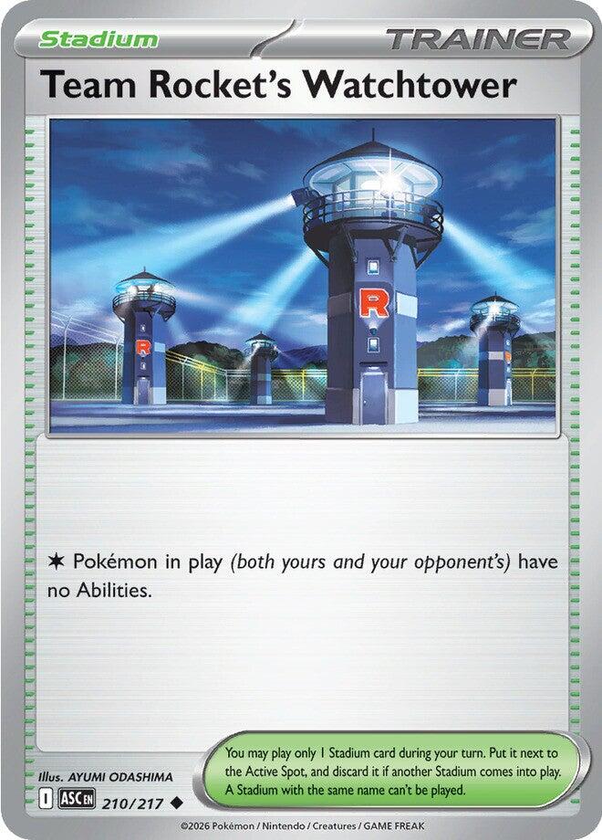 Team Rocket's Watchtower (210/217) [Mega Evolution: Ascended Heroes] | I Want That Stuff Brandon