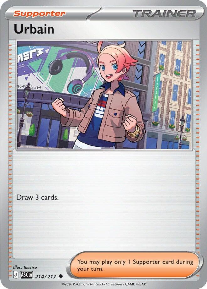 Urbain (214/217) [Mega Evolution: Ascended Heroes] | I Want That Stuff Brandon