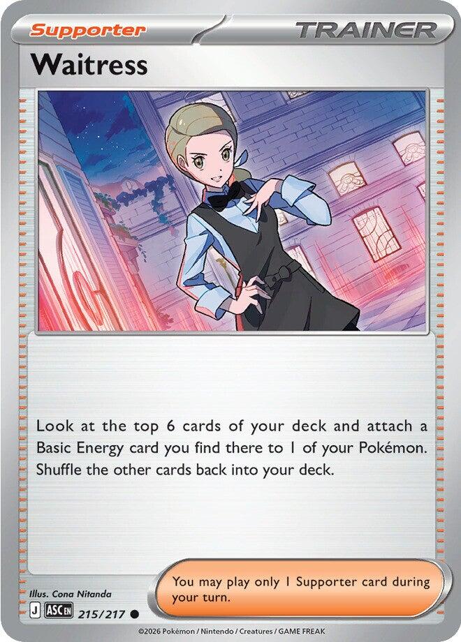 Waitress (215/217) [Mega Evolution: Ascended Heroes] | I Want That Stuff Brandon
