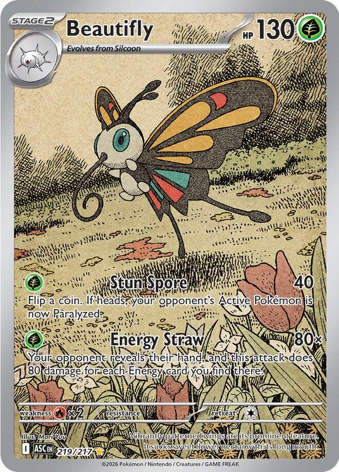 Beautifly (219/217) [Mega Evolution: Ascended Heroes] | I Want That Stuff Brandon