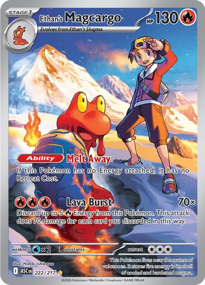 Ethan's Magcargo (222/217) [Mega Evolution: Ascended Heroes] | I Want That Stuff Brandon