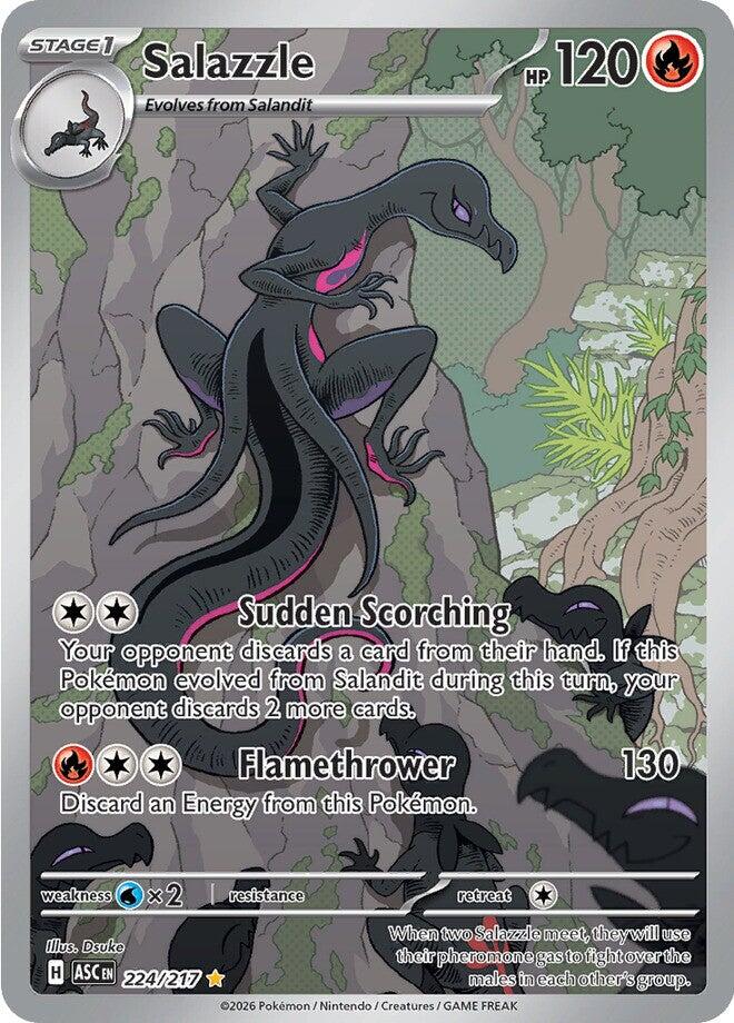 Salazzle (224/217) [Mega Evolution: Ascended Heroes] | I Want That Stuff Brandon