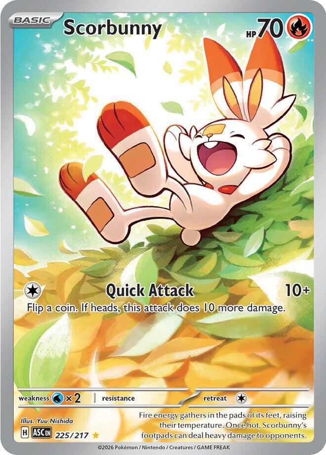 Scorbunny (225/217) [Mega Evolution: Ascended Heroes] | I Want That Stuff Brandon
