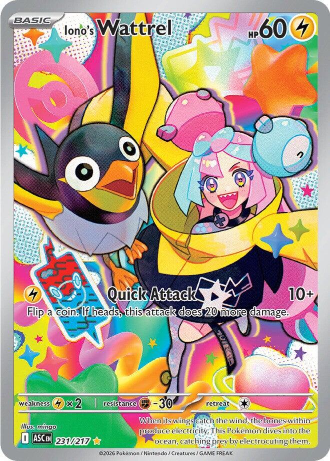 Iono's Wattrel (231/217) [Mega Evolution: Ascended Heroes] | I Want That Stuff Brandon