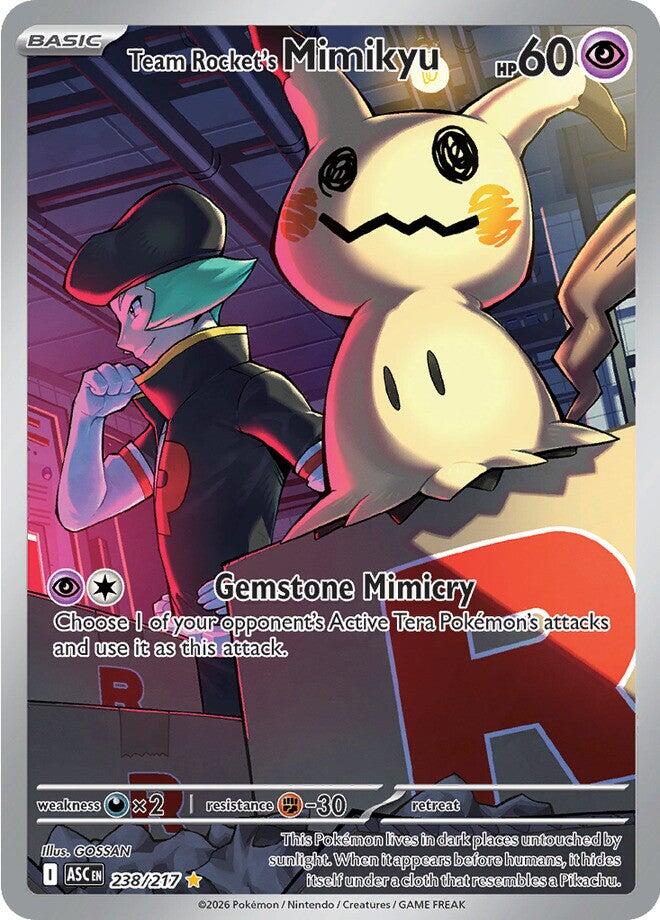 Team Rocket's Mimikyu (238/217) [Mega Evolution: Ascended Heroes] | I Want That Stuff Brandon