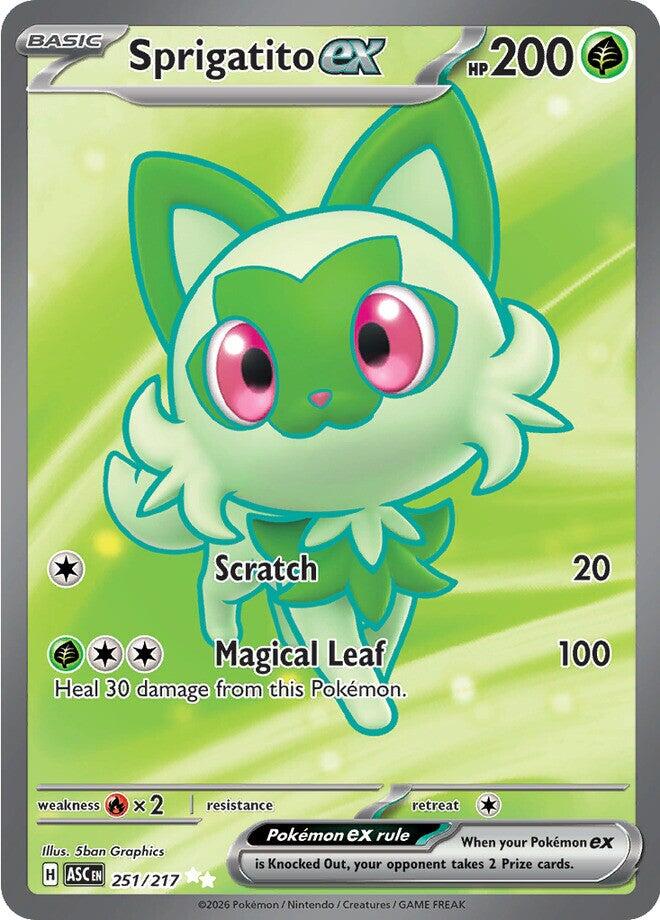 Sprigatito ex (251/217) [Mega Evolution: Ascended Heroes] | I Want That Stuff Brandon