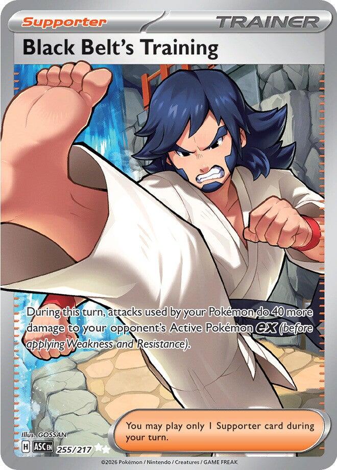 Black Belt's Training (255/217) [Mega Evolution: Ascended Heroes] | I Want That Stuff Brandon