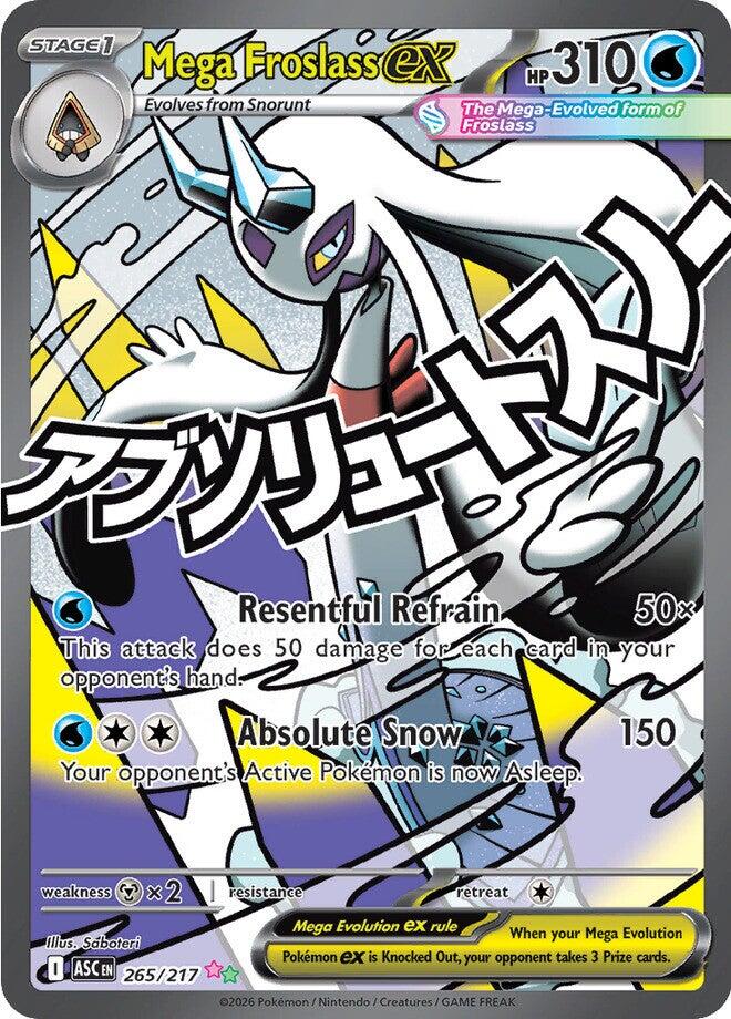 Mega Froslass ex (265/217) [Mega Evolution: Ascended Heroes] | I Want That Stuff Brandon