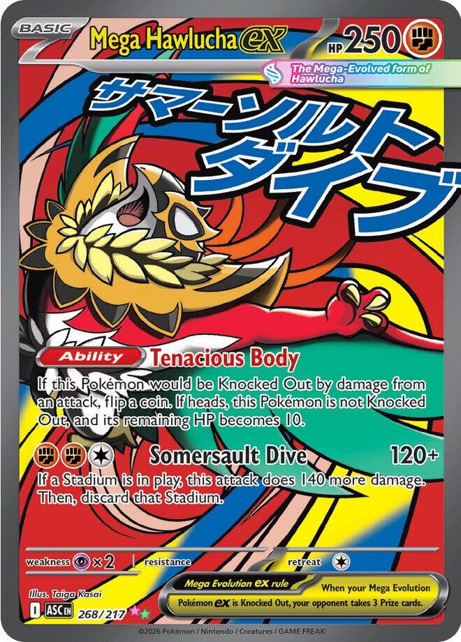 Mega Hawlucha ex (268/217) [Mega Evolution: Ascended Heroes] | I Want That Stuff Brandon