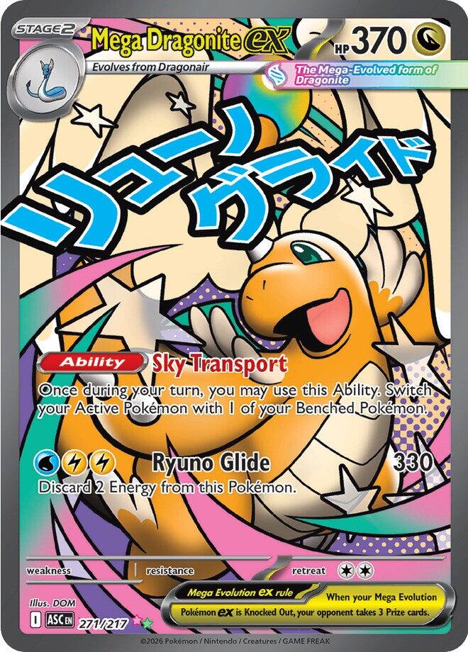Mega Dragonite ex (271/217) [Mega Evolution: Ascended Heroes] | I Want That Stuff Brandon
