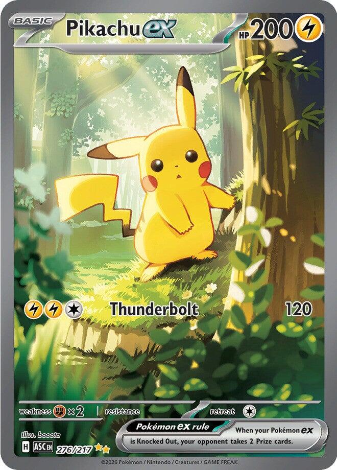 Pikachu ex (276/217) [Mega Evolution: Ascended Heroes] | I Want That Stuff Brandon