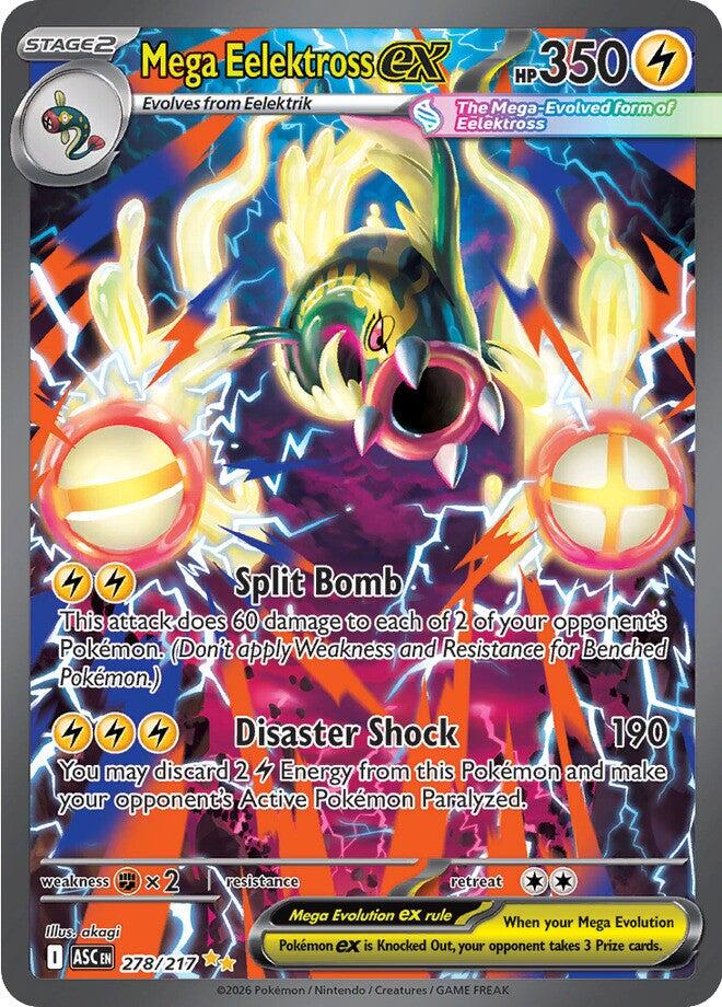 Mega Eelektross ex (278/217) [Mega Evolution: Ascended Heroes] | I Want That Stuff Brandon
