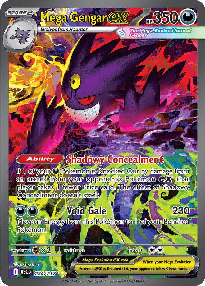 Mega Gengar ex (284/217) [Mega Evolution: Ascended Heroes] | I Want That Stuff Brandon