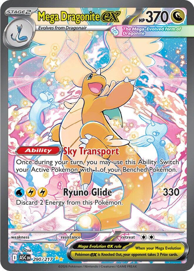 Mega Dragonite ex (290/217) [Mega Evolution: Ascended Heroes] | I Want That Stuff Brandon