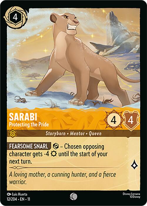 Sarabi - Protecting the Pride (12/204) [Winterspell] | I Want That Stuff Brandon