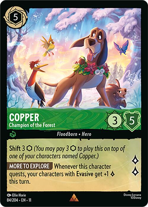 Copper - Champion of the Forest (84/204) [Winterspell] | I Want That Stuff Brandon