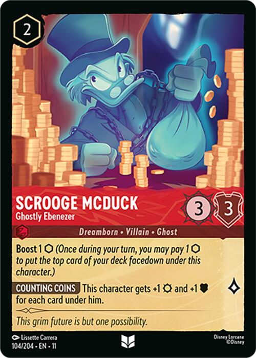 Scrooge McDuck - Ghostly Ebenezer (104/204) [Winterspell] | I Want That Stuff Brandon