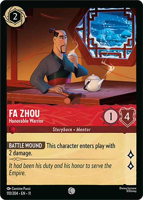 Fa Zhou - Honorable Warrior (110/204) [Winterspell] | I Want That Stuff Brandon