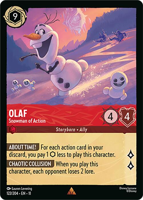 Olaf - Snowman of Action (122/204) [Winterspell] | I Want That Stuff Brandon