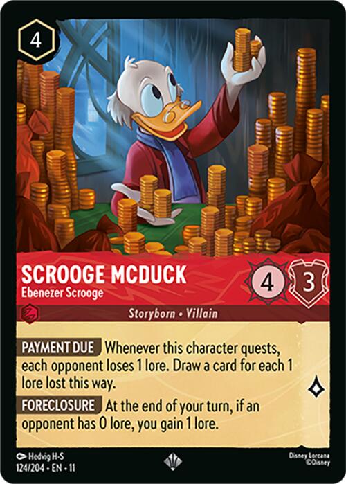 Scrooge McDuck - Ebenezer Scrooge (124/204) [Winterspell] | I Want That Stuff Brandon