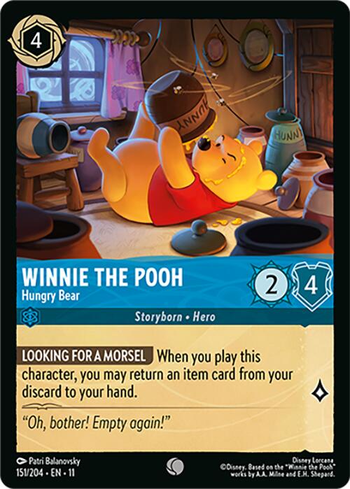Winnie the Pooh - Hungry Bear (151/204) [Winterspell] | I Want That Stuff Brandon