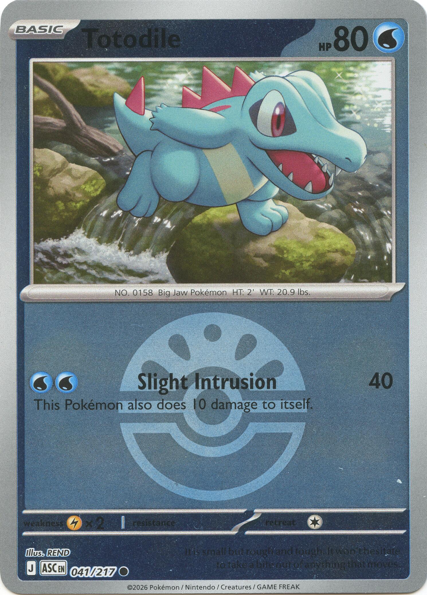 Totodile (041/217) (Friend Ball) [Mega Evolution: Ascended Heroes] | I Want That Stuff Brandon