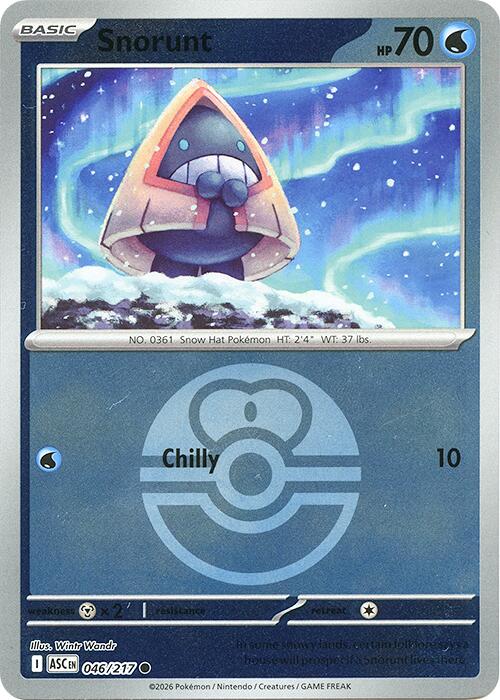 Snorunt (046/217) (Love Ball) [Mega Evolution: Ascended Heroes] | I Want That Stuff Brandon