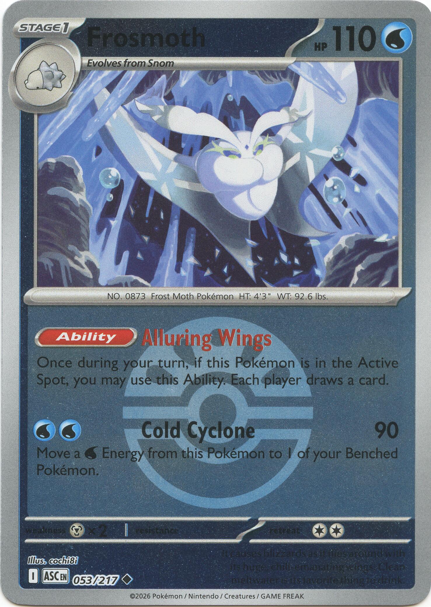 Frosmoth (053/217) (Friend Ball) [Mega Evolution: Ascended Heroes] | I Want That Stuff Brandon