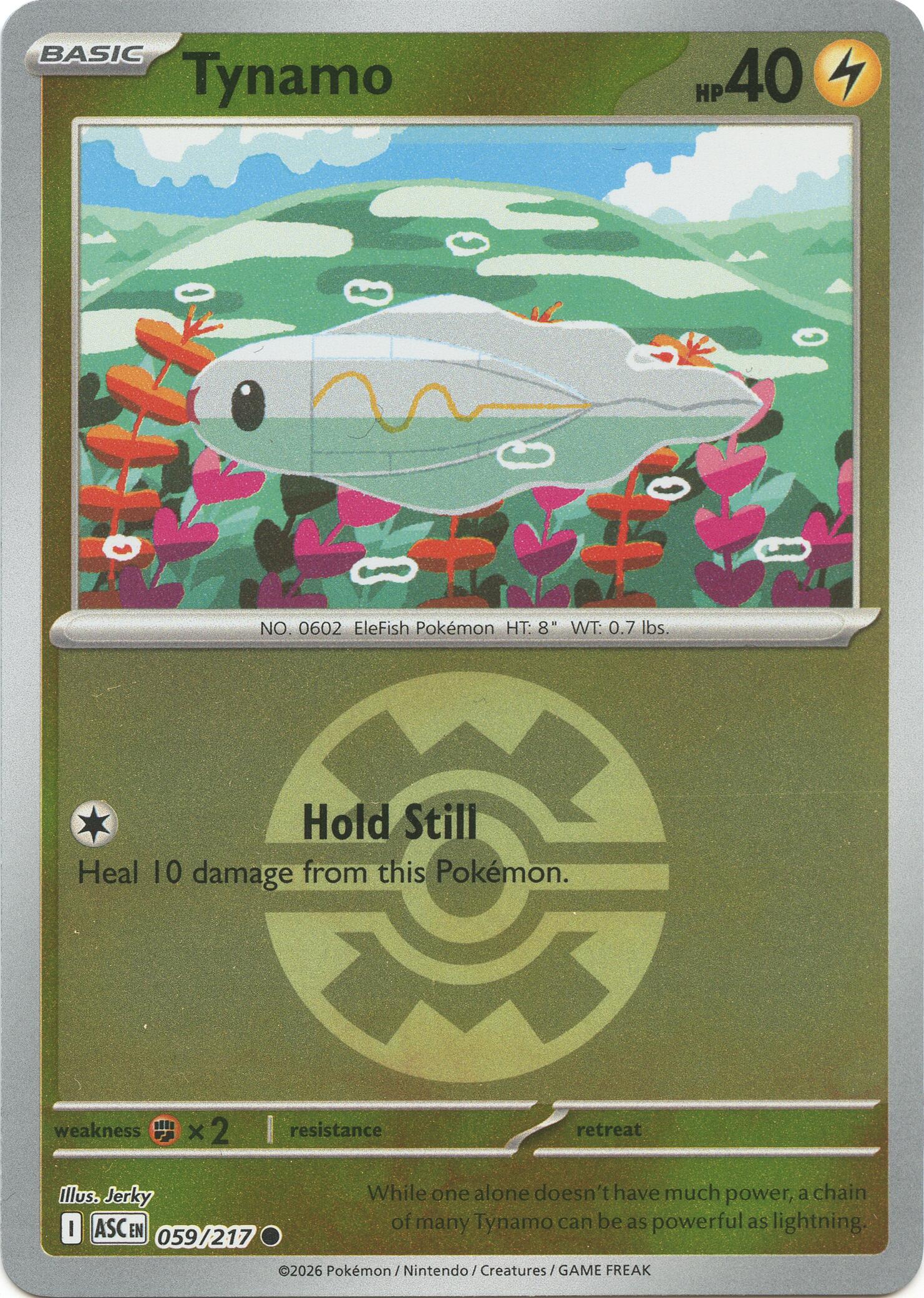 Tynamo (059/217) (Quick Ball) [Mega Evolution: Ascended Heroes] | I Want That Stuff Brandon
