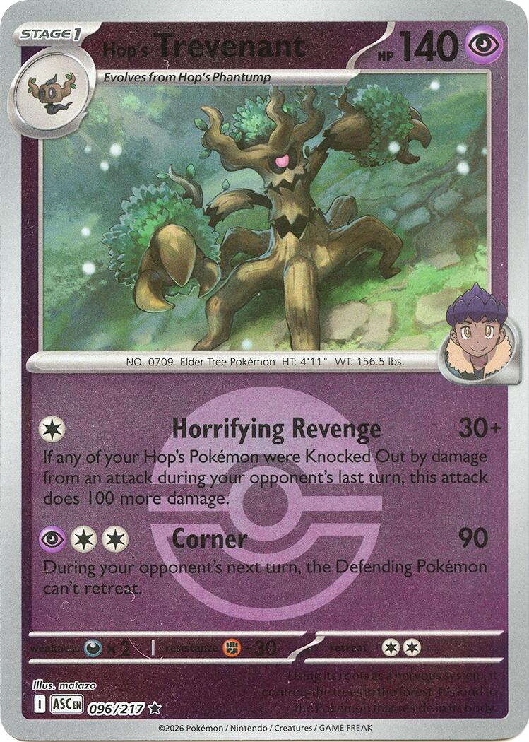 Hop's Trevenant (096/217) (Poke Ball) [Mega Evolution: Ascended Heroes] | I Want That Stuff Brandon