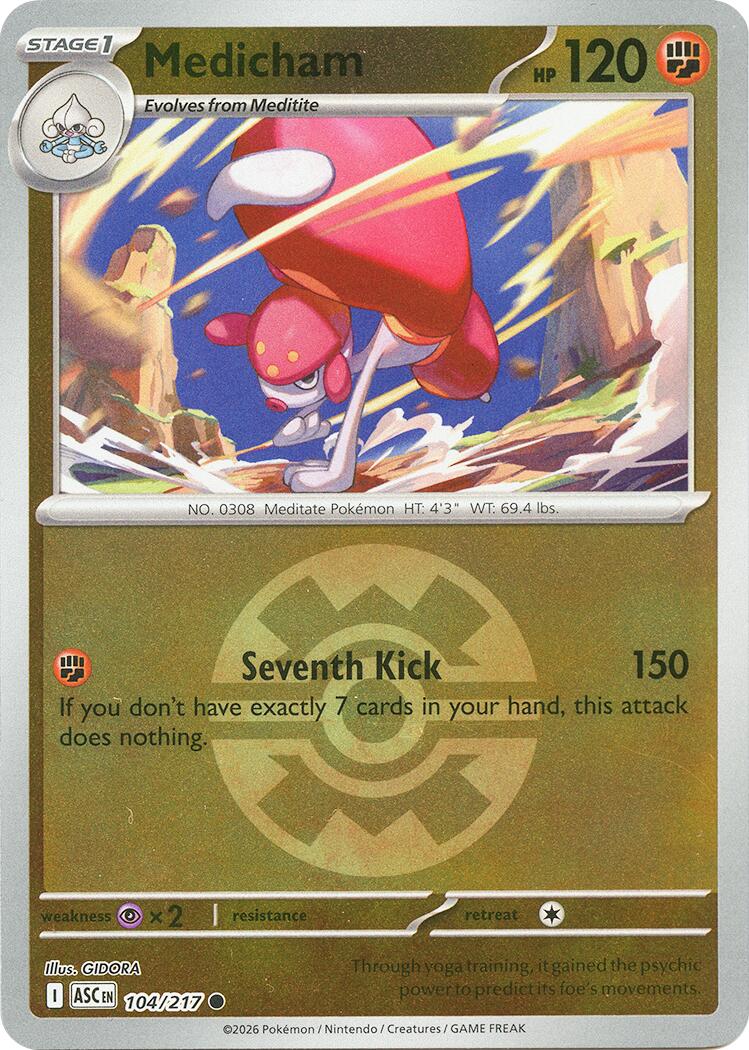 Medicham (104/217) (Quick Ball) [Mega Evolution: Ascended Heroes] | I Want That Stuff Brandon