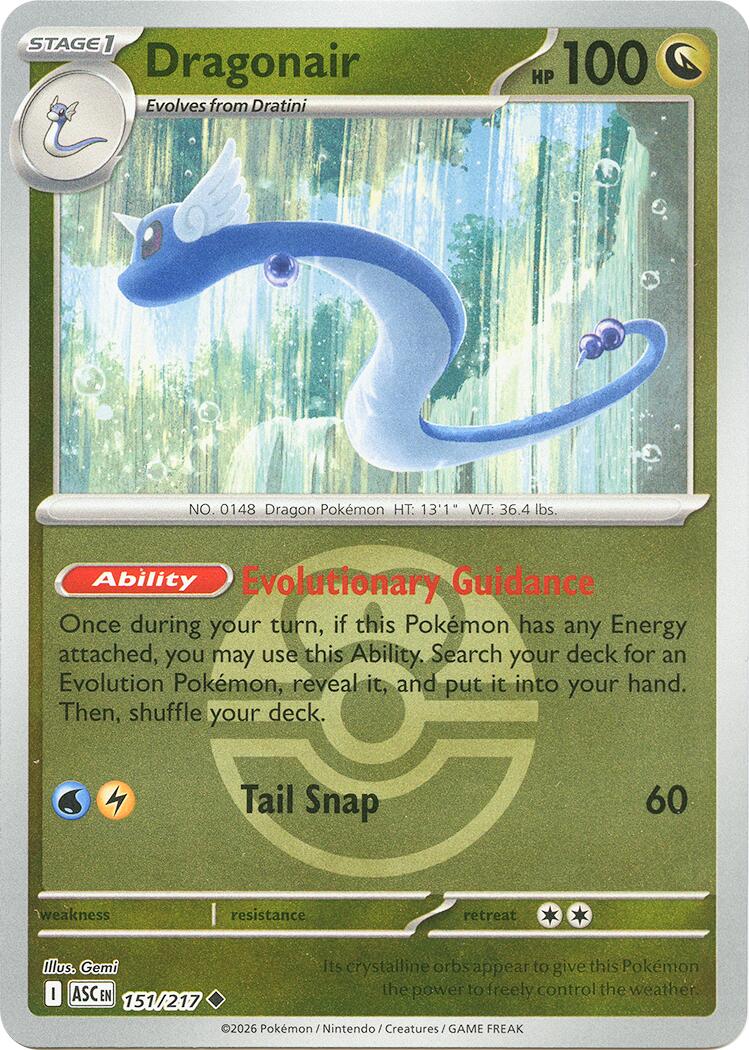 Dragonair (151/217) (Love Ball) [Mega Evolution: Ascended Heroes] | I Want That Stuff Brandon