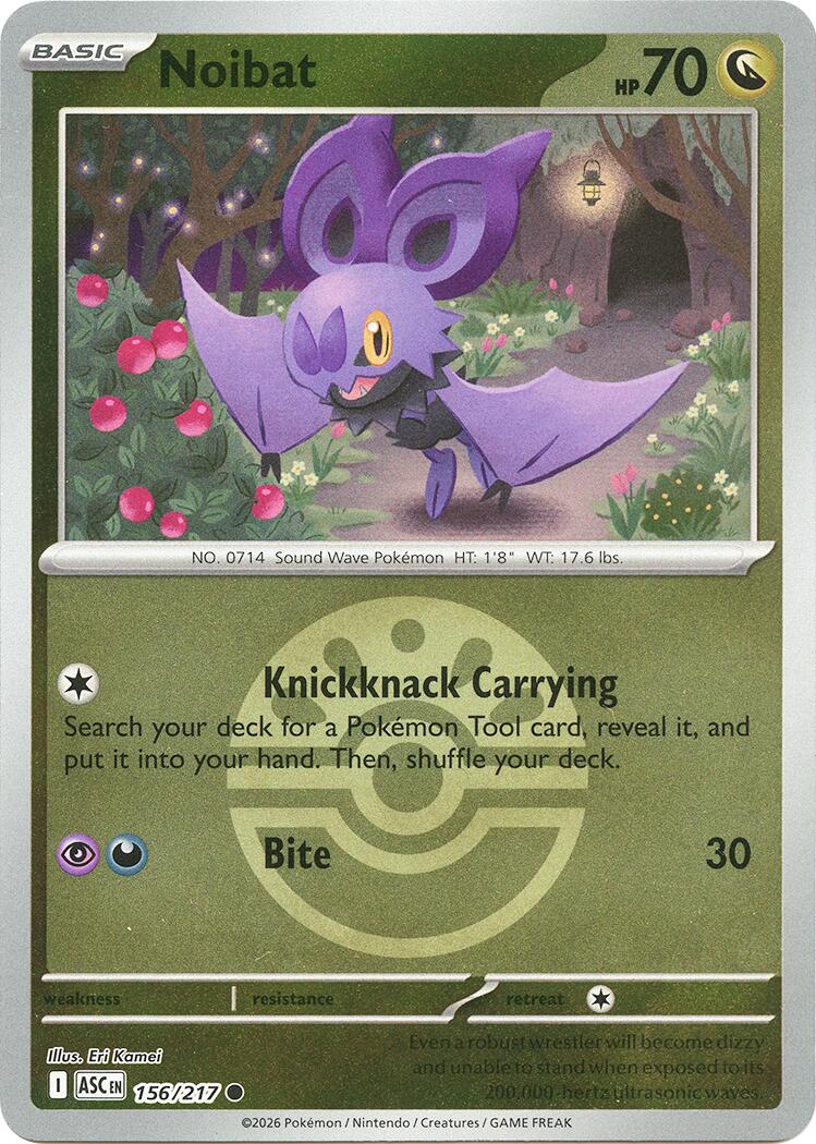 Noibat (156/217) (Friend Ball) [Mega Evolution: Ascended Heroes] | I Want That Stuff Brandon